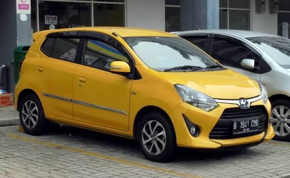 Toyota Agya rental vehicle