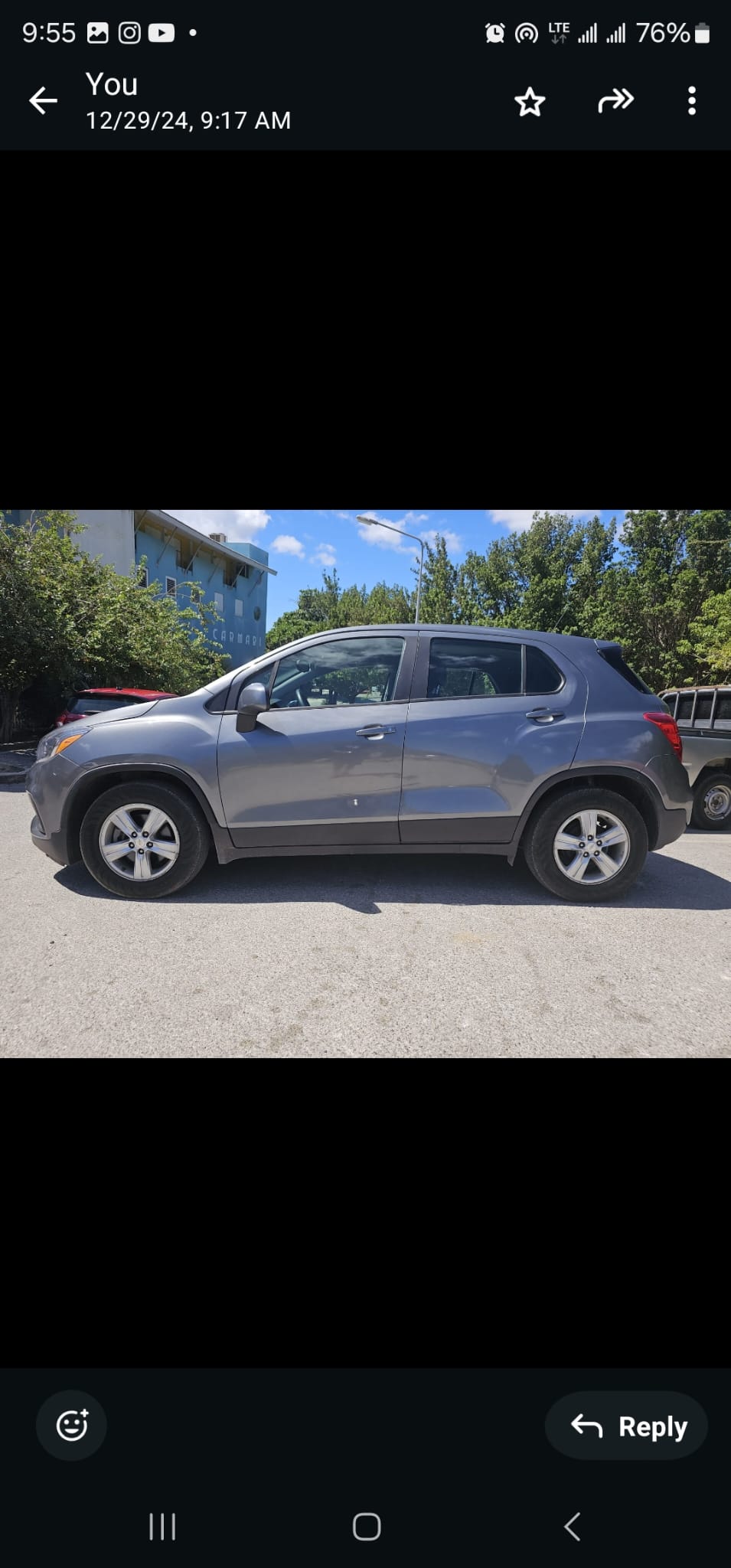 Chevrolet Trax rental vehicle